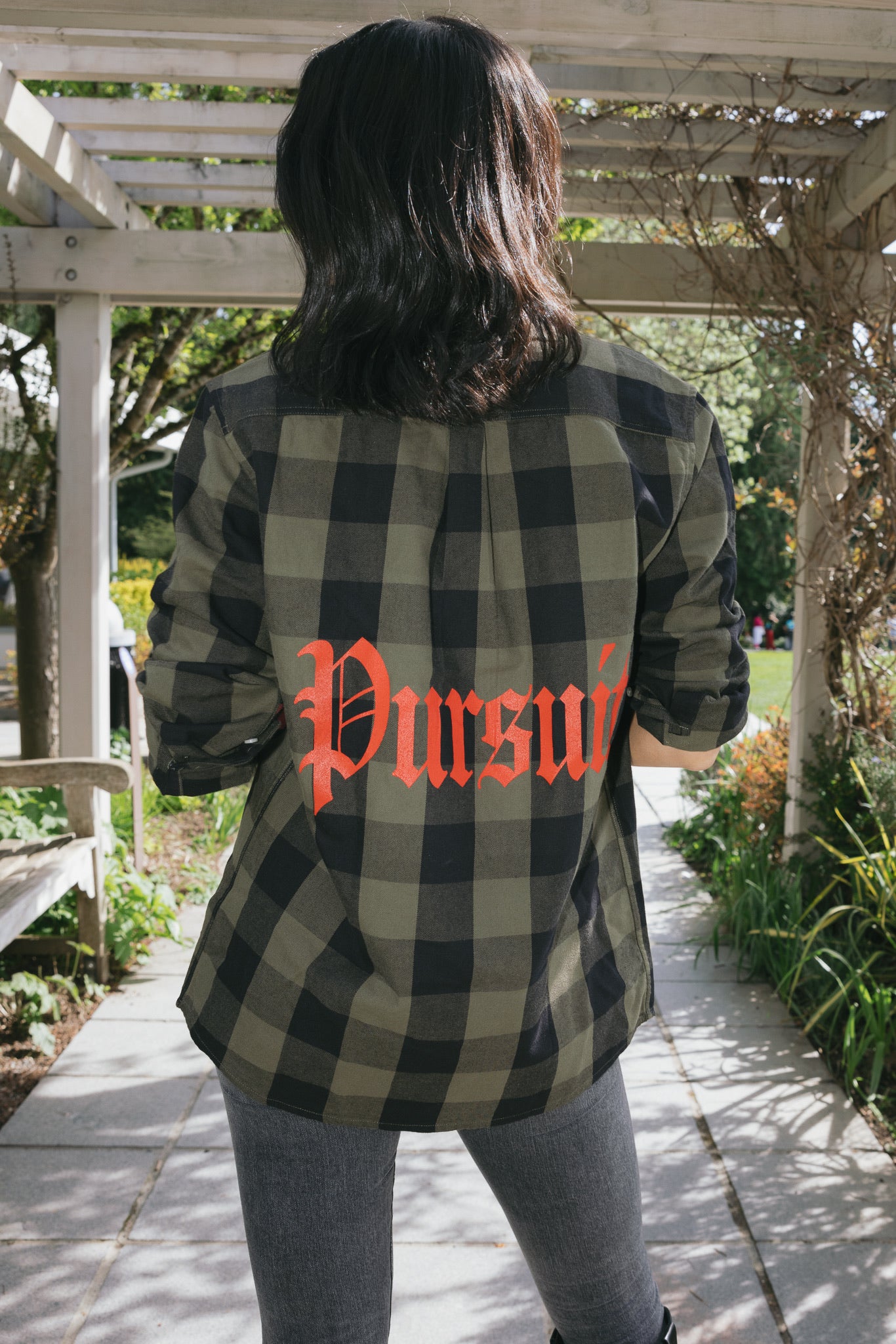 Alive Green Flannel Shirt