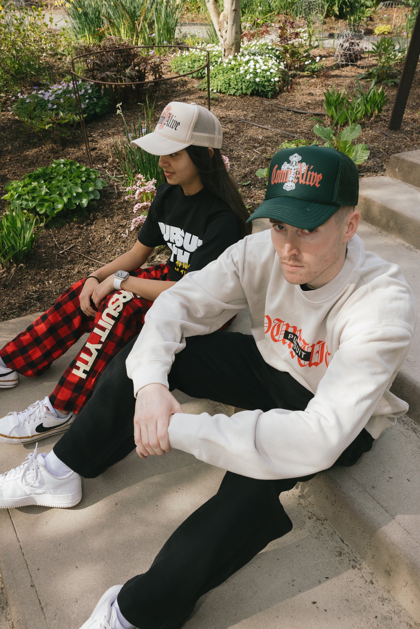 Come Alive Green Trucker Hat