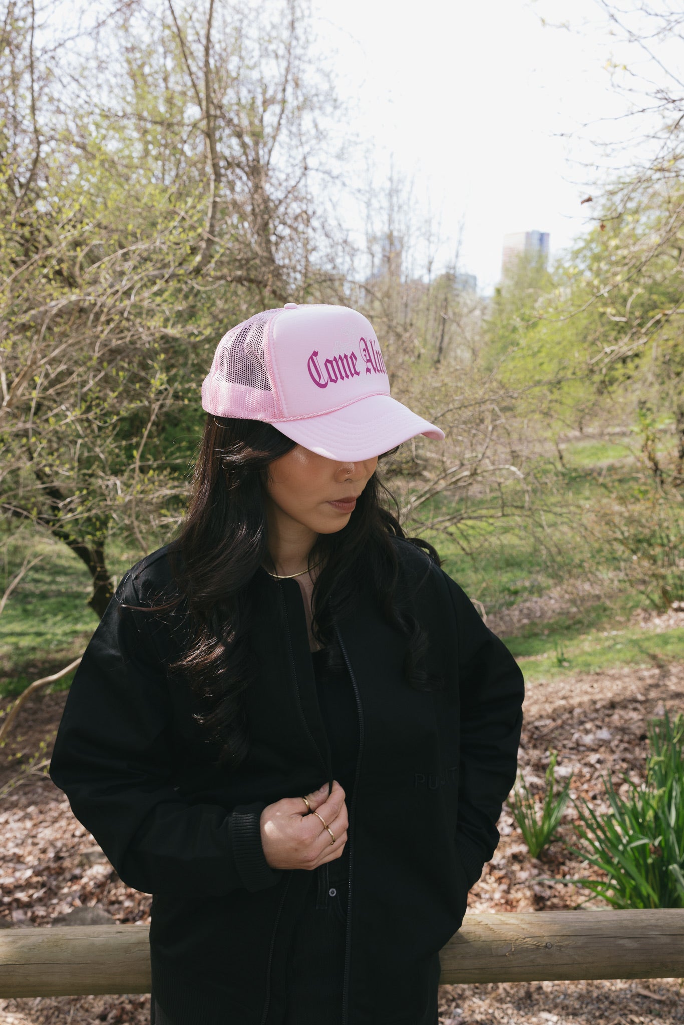Come Alive Pink Trucker Hat