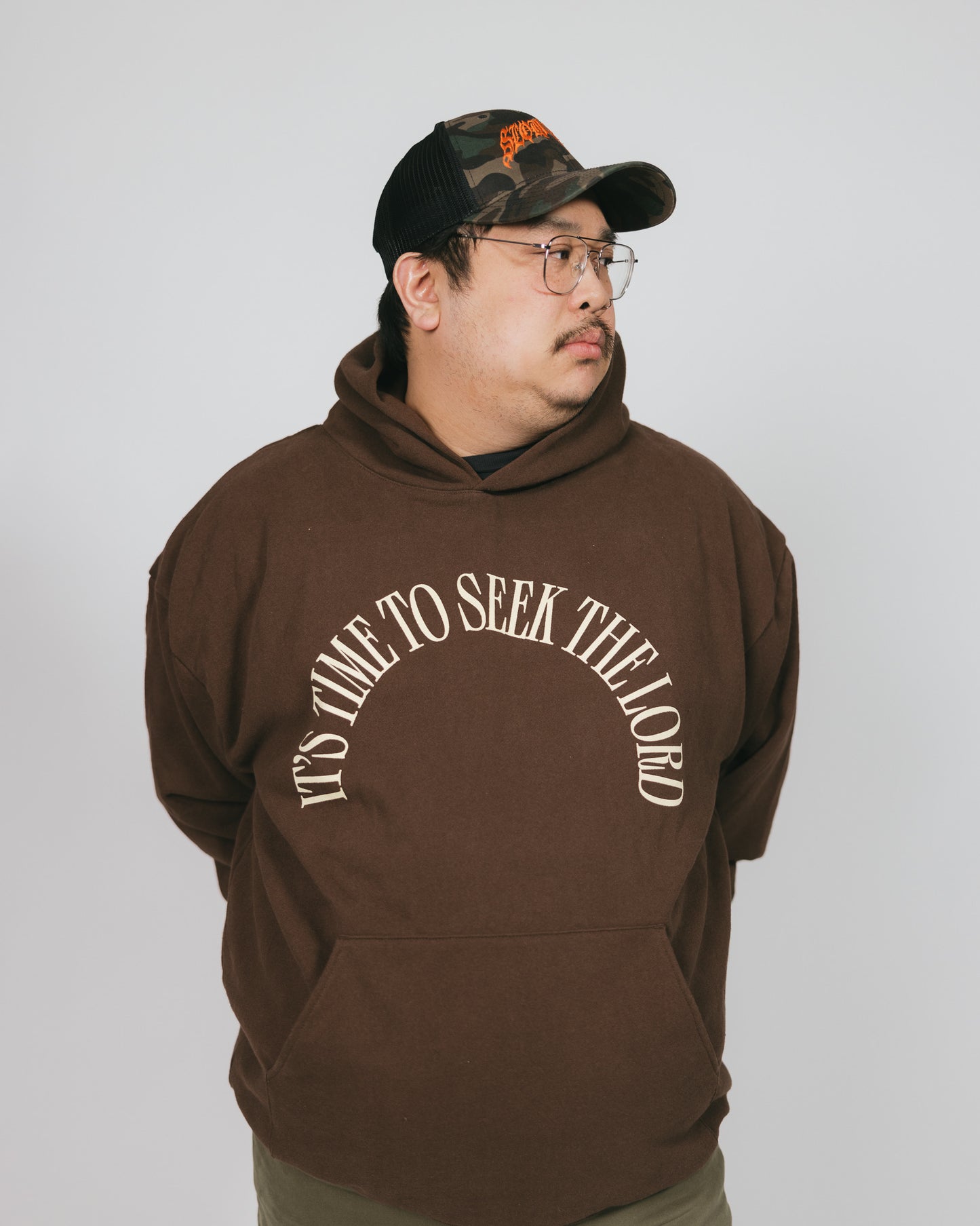 Seek Brown Hoodie
