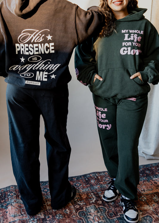 For Your Glory Green Sweatpants