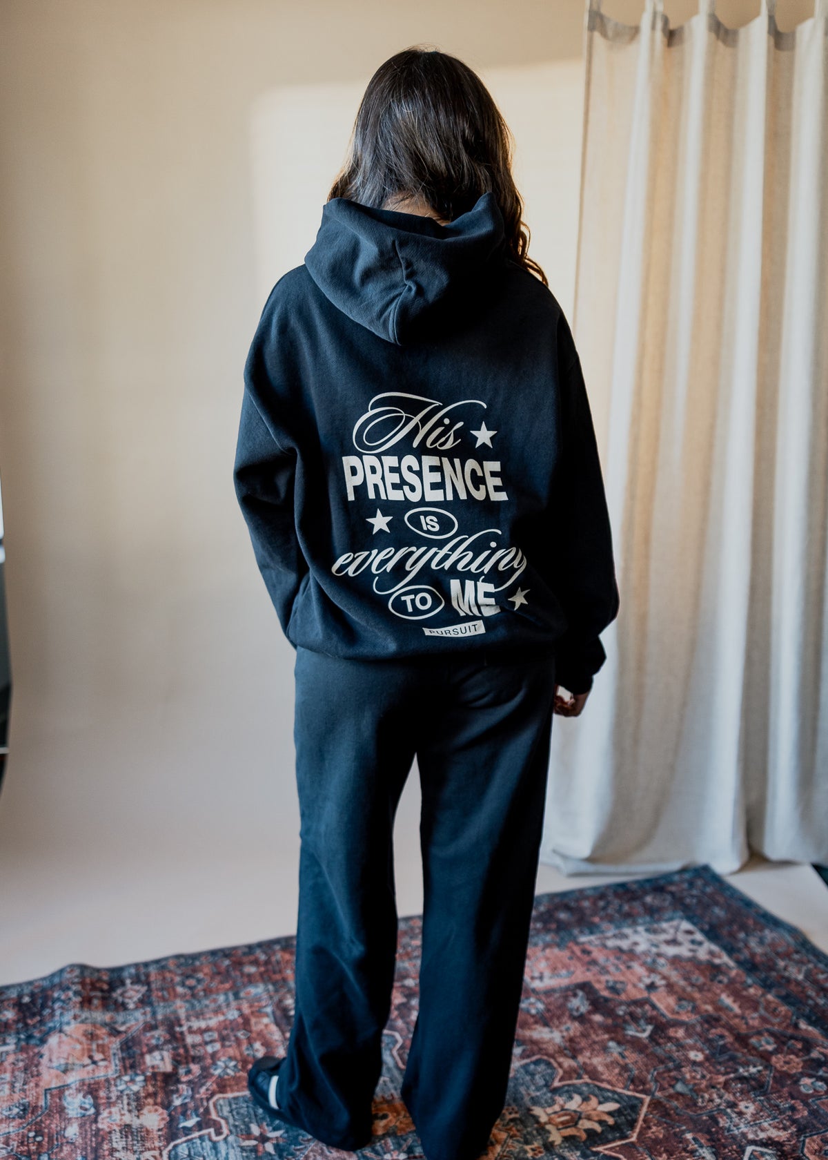 "Abide" Black Hoodie