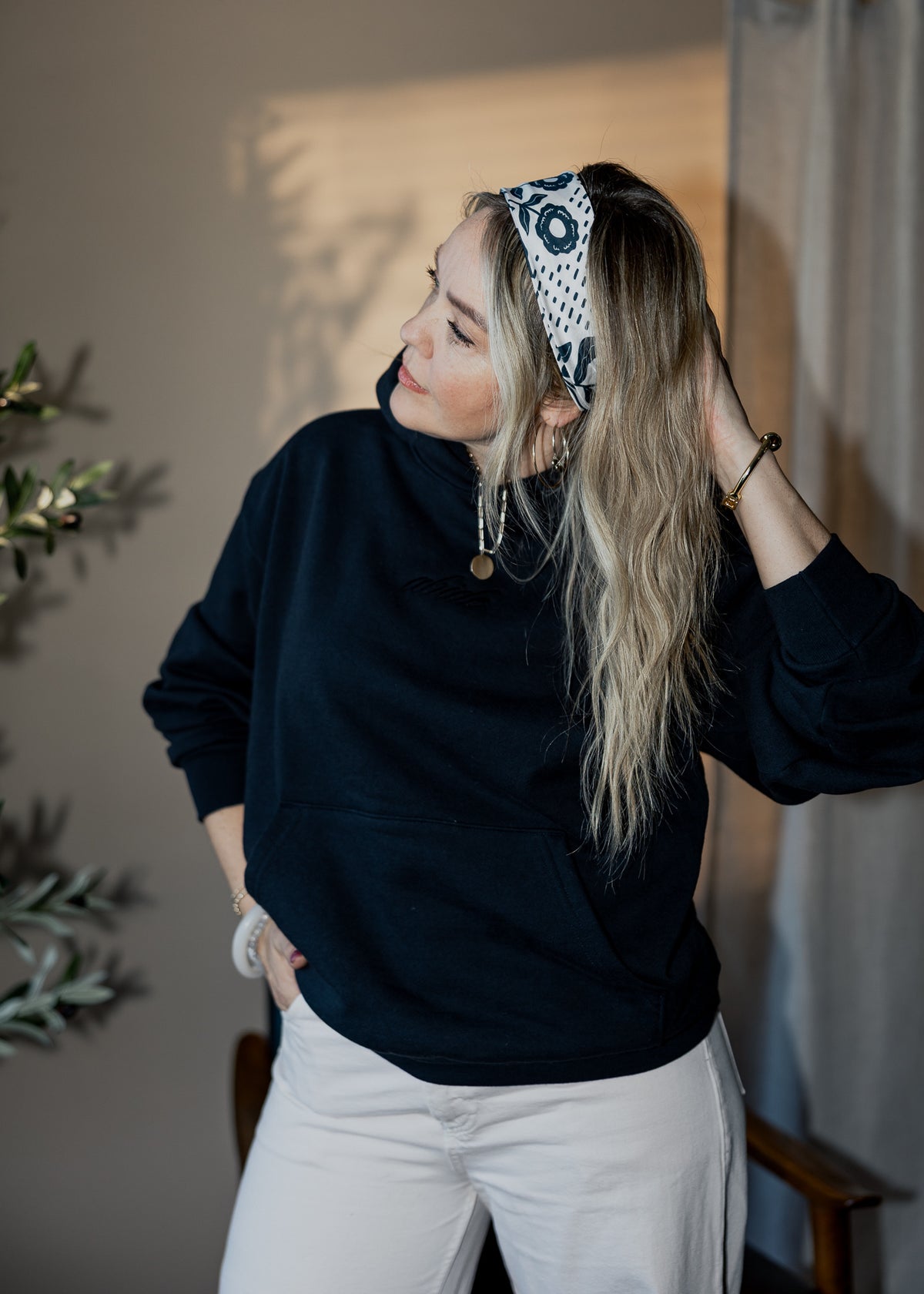 "Abide" Black Hoodie
