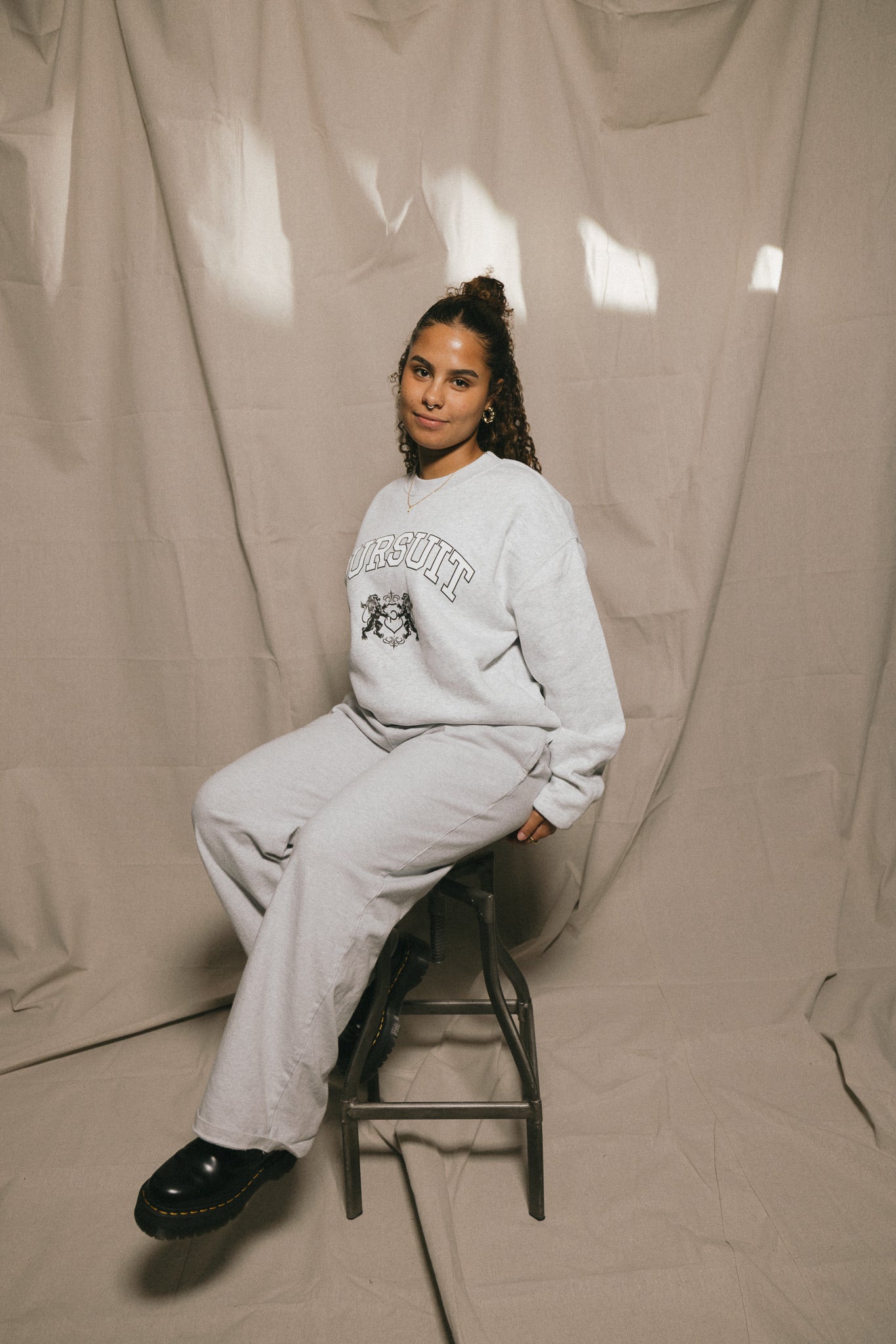 Pursuit College Grey Crewneck Sweatshirt