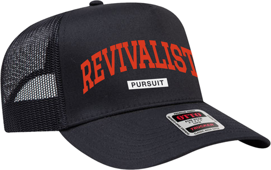 Revivalist Black Trucker Hat