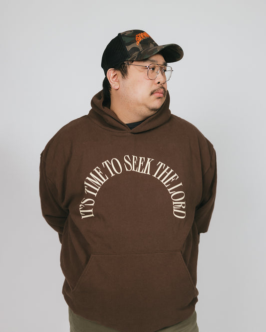 Seek Brown Hoodie
