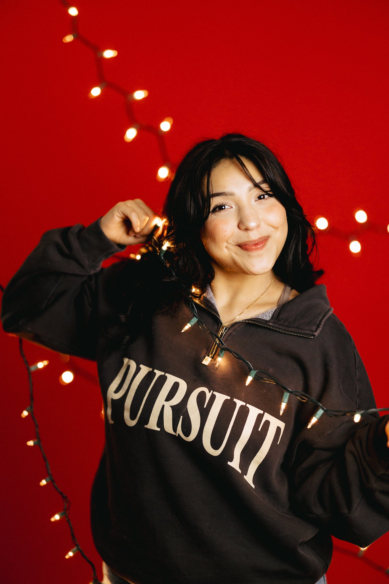 Pursuit Black Quarter-Zip